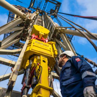 Drilling at Eden's geothermal energy site